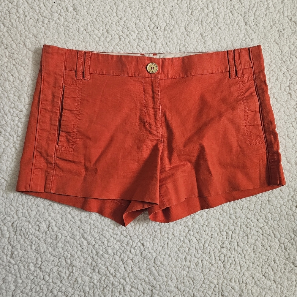 Tory Burch Shorts Women's Size 10 Orange